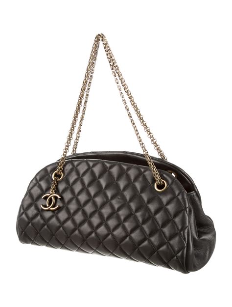 chanel mademoiselle jacket bag black and white|unique Chanel handbags.